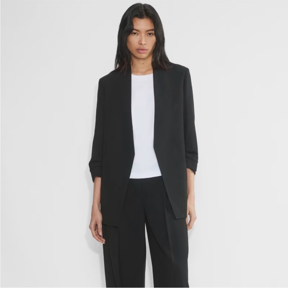 Aritzia Babaton Black Power Blazer